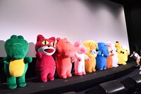 ゆっくりとステージに登場するどうぶつたち