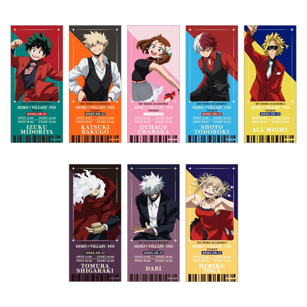 「キャラクタークロス＆チケット風カードセット」のチケット風カード