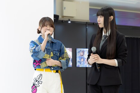 左から理名、夕莉