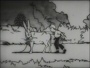 無声アニメ「漫画 驢馬」より（写真提供：国立映画アーカイブ）