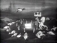 無声アニメ「海の水はなぜからい」より（写真提供：マツダ映画社）