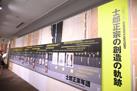 「Chapter1 士郎正宗の創作の軌跡」のコーナー。