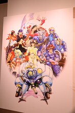 「士郎正宗の世界展～『攻殻機動隊』と創造の軌跡～」の様子。