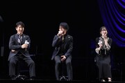 左から高田裕司、速水奨、小清水亜美