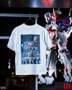 UTで販売される「機動戦士ガンダム」シリーズの45周年を記念したTシャツコレクションの1種