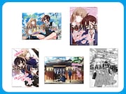 「ソラノヤ」1巻の店舗別特典一覧。