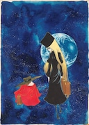 「銀河鉄道999」第7巻カバーイラスト1978年（少年画報社） (c)松本零士／零時社