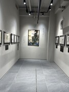 Déesse space caiman shibuyaで開催されている、出版記念展の様子