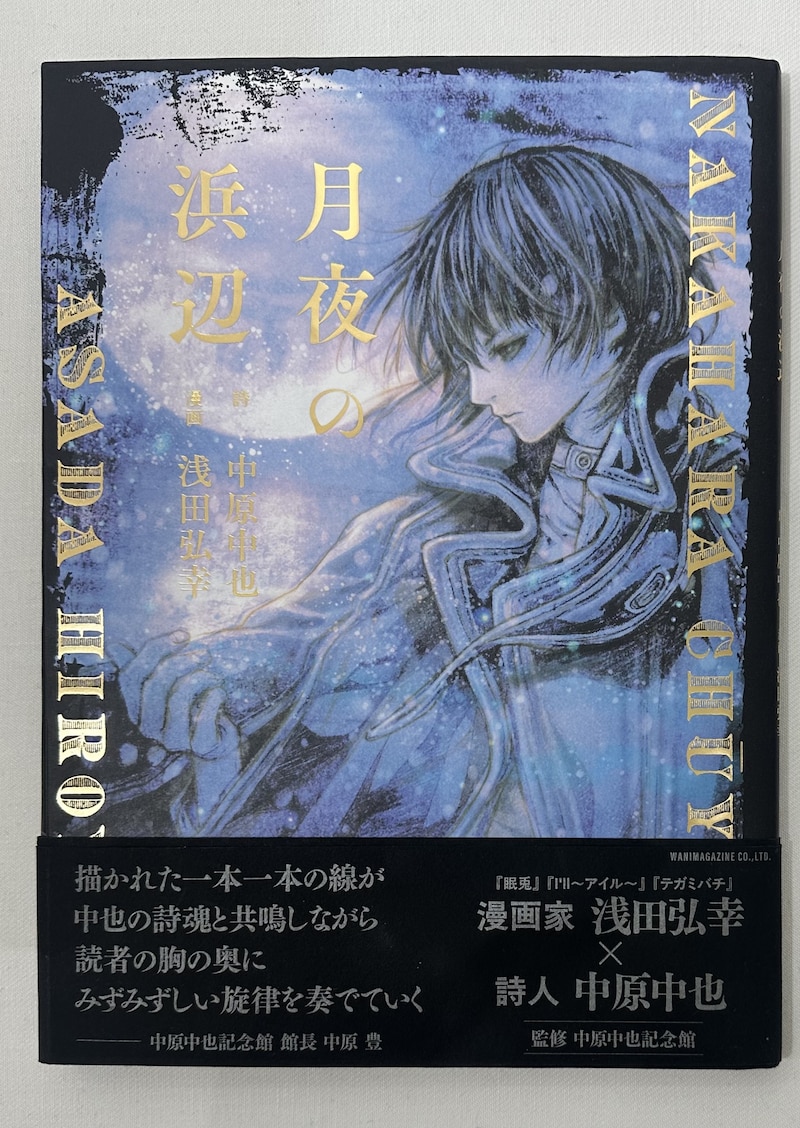 「月夜の浜辺」通常版の写真（帯付き）