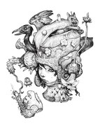 個展「宇宙から来た!」告知画像