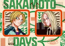 少年ジャンプGIGA 2025 SPRING付録の「SA KAMOTO DAYS」描きおろし両面コースター (c)鈴木祐斗／集英社