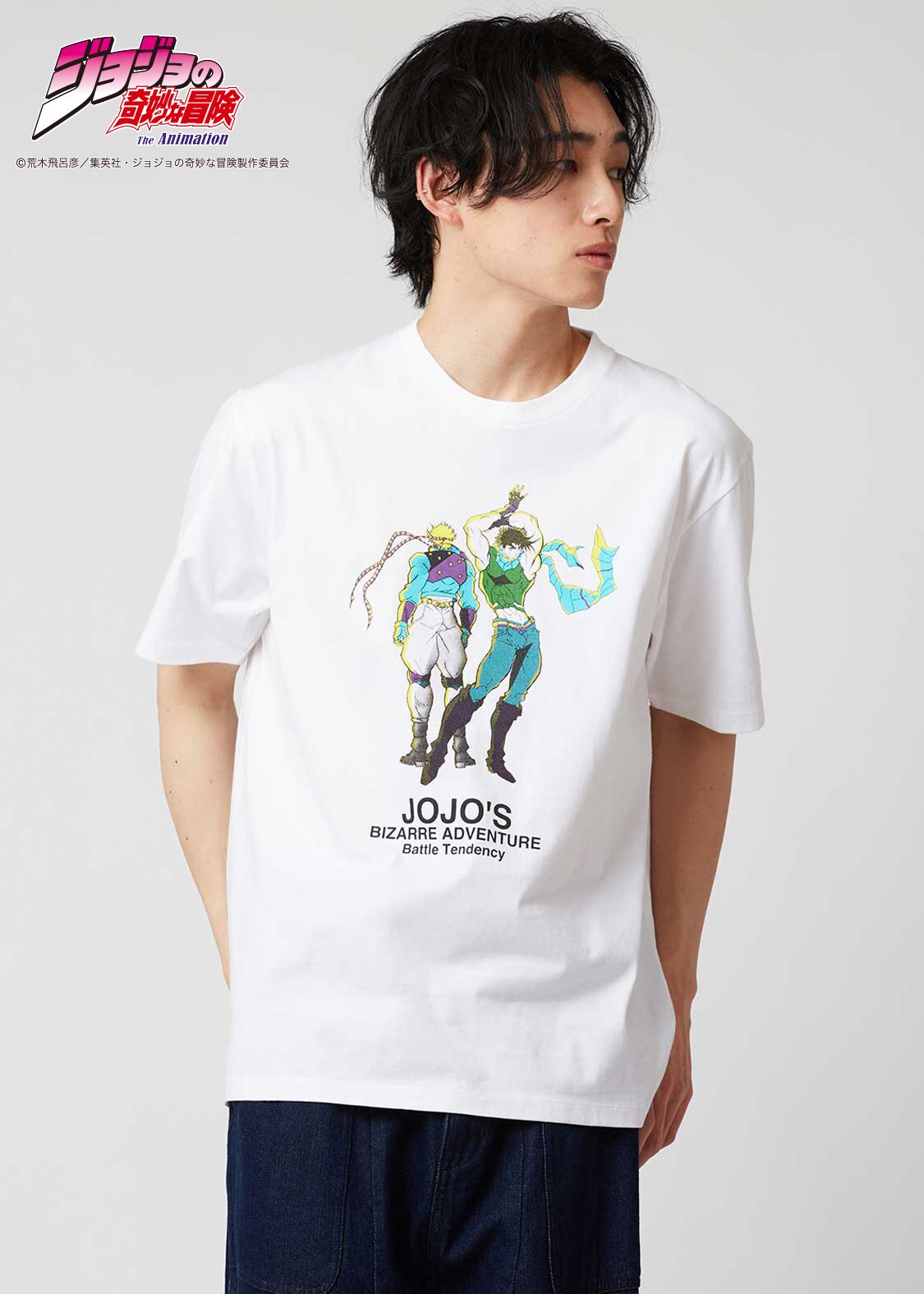 ジョセフ&シーザー｜Tシャツ」 (c)荒木飛呂彦／集英社・ジョジョの奇妙 