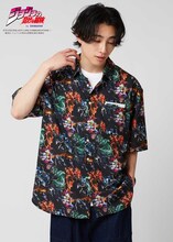 「スタンド使い パターン｜ルーズフィット半袖シャツ」 (c)荒木飛呂彦&LUCKY LAND COMMUNICATIONS／集英社・ジョジョの奇妙な冒険SC製作委員会