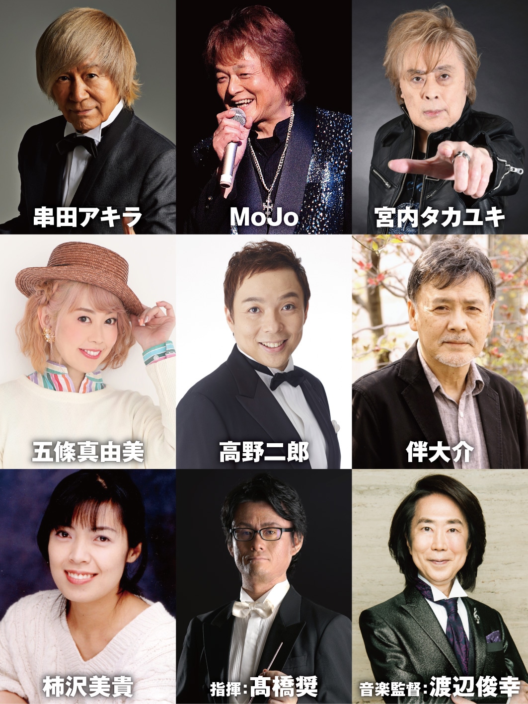 「生誕 100 年・渡辺宙明音楽祭」出演者