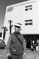 改築直前の東映動画スタジオを訪ねた大塚康生（撮影：南正時）