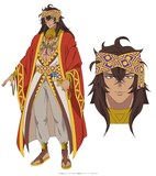 マストマ(CV:武内駿輔)。強烈な男性社会として知られるサルムタリアの第二王子。とある理由から、クラウダ家に縁のあるレインを妻として手に入れようとするだけでなく、クローバーの女性陣にも興味を持つ。