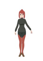 ライナ（CV：早見沙織）。アレルと同郷の剣士。幼少期にアレルと手合わせし、敗北を経験してしまう。現在は剣の都市ブレスギアのギルド・ドラゴンファングに所属している (c)九頭七尾/アース・スター エンターテイメント/無職の英雄製作委員会