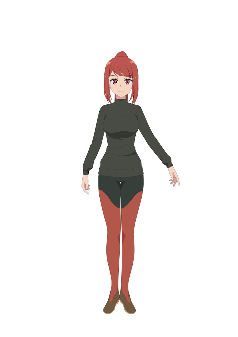 ライナ（CV：早見沙織）。アレルと同郷の剣士。幼少期にアレルと手合わせし、敗北を経験してしまう。現在は剣の都市ブレスギアのギルド・ドラゴンファングに所属している (c)九頭七尾/アース・スター エンターテイメント/無職の英雄製作委員会