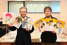 左から永井豪、森川ジョージ