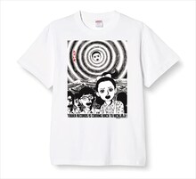 タワーレコード吉祥寺パルコ店で限定販売される「楳図かずお × TOWER RECORDS T-shirts」