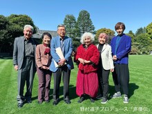 14時の回出演者。左から佐藤敏夫、沢田敏子、羽佐間道夫、鈴木弘子、野村道子、西尾周祐