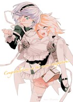 コミカライズ担当・南方純からのTVアニメ化お祝いイラスト。