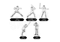 「アクリルフィギュアスタンド 千葉ロッテマリーンズコラボver.」全5種