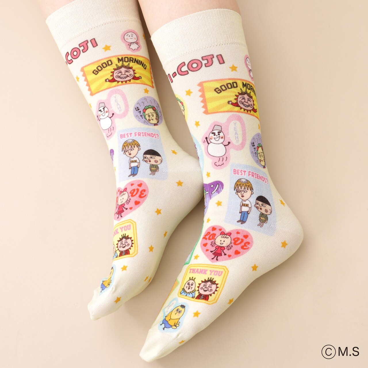 コジコジ プリントソックス」 - 「ちびまる子ちゃん」「コジコジ