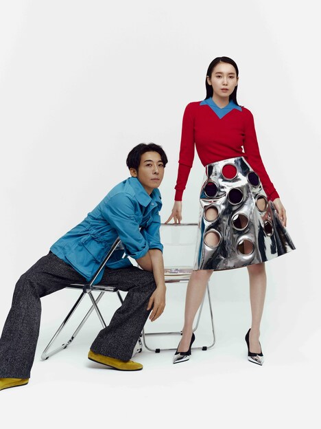 MEN’S NON-NO6月号に登場した高橋一生と飯豊まりえ (c)MEN’S NON-NO 2025年6月号／集英社（撮影：尾身沙紀（io））