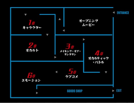 「ダンダダン ゲンガテン」会場構成イメージ