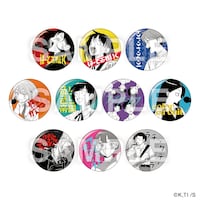 「トレーディングバンドロゴ缶バッジ」（全10種）