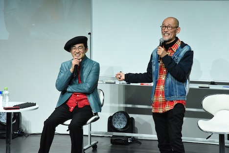 左から島本和彦、藤田和日郎