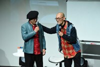 左から島本和彦、藤田和日郎