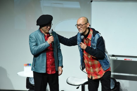 左から島本和彦、藤田和日郎