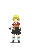 リルイ（CV：鈴代紗弓）。親に捨てられ、身寄りがなく、スライムに食べられそうになっているところをハジメに拾われた。冒険者としての技量はまだないが、天真爛漫で何事にもめげない性格の持ち主