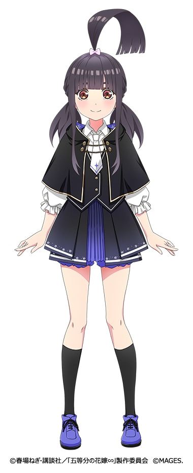 上杉らいは（CV：高森奈津美）。風太郎の使い魔。風太郎にとっては妹のような存在。しっかりした性格で風太郎をフォローする。使い魔なので体は小さく、風太郎の肩に座るのがお気に入り