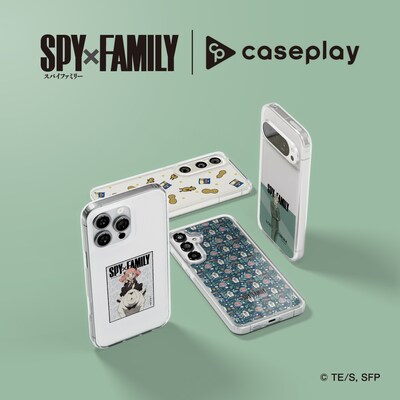 TVアニメ「SPY×FAMILY」とcaseplayのコラボアイテム
