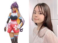 左からユラのキャラクタービジュアル、永瀬アンナ