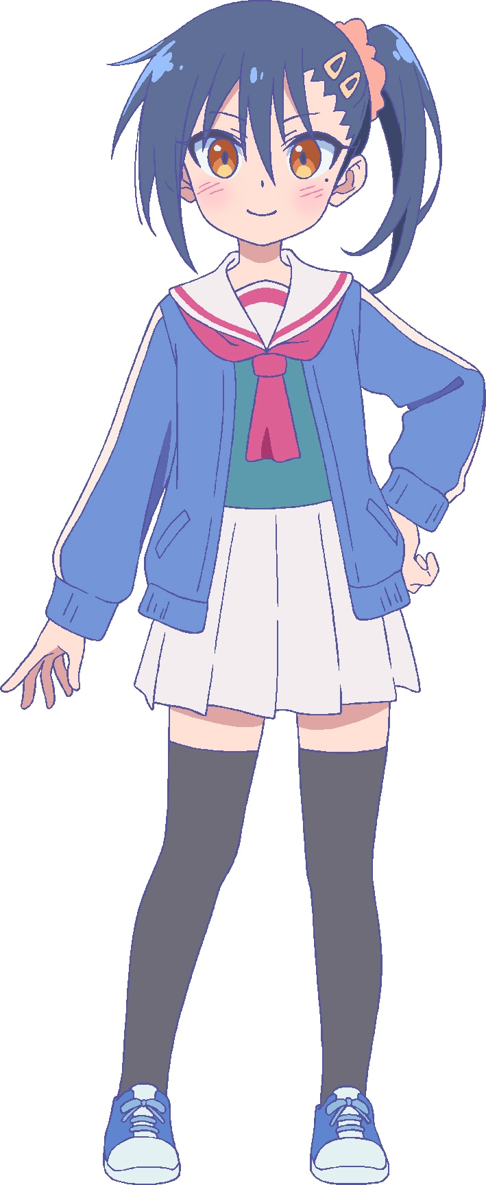 草壁葵衣（CV：小山内怜央）。13歳の女の子。蓮司の妹で、リリーのクラスメイト。ゲームにはあまり興味がなかったが、リリーと仲良くなり興味を持つように。 (c)安原宏和／KADOKAWA／ゲーセン少女と異文化交流会
