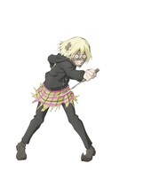 ガムテ（CV：上坂すみれ）のキャラクタービジュアル (c)近藤信輔・講談社／「忍者と極道」製作委員会