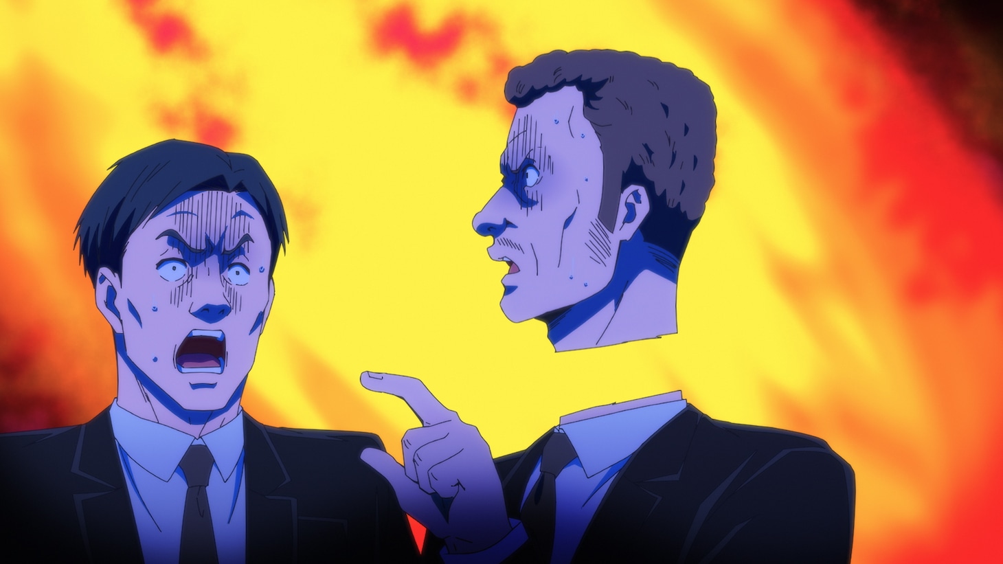 TVアニメ「忍者と極道」先行カット (c)近藤信輔・講談社／「忍者と極道」製作委員会