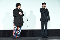 「劇場版『鬼滅の刃』無限列車編」のリバイバル上映を記念した舞台挨拶の様子