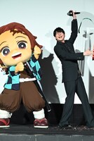 花江夏樹と竈門炭治郎の着ぐるみ