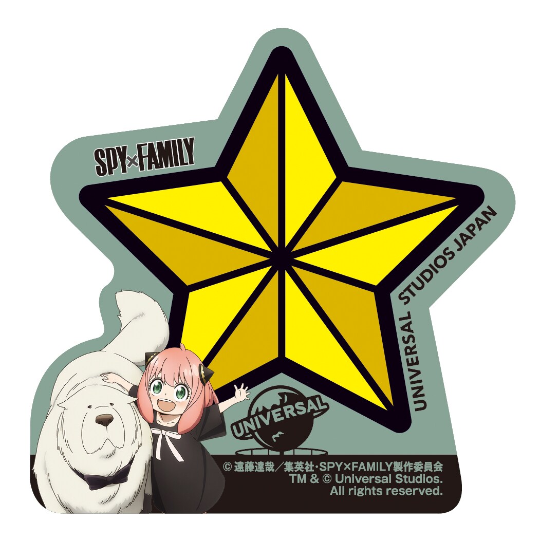 【限定】SPY×FAMILY スパイファミリー USJ 缶バッジ & ステッカー 限定】SPY×FAMILY スパイファミリー USJ 缶バッジ & ステッカー 星