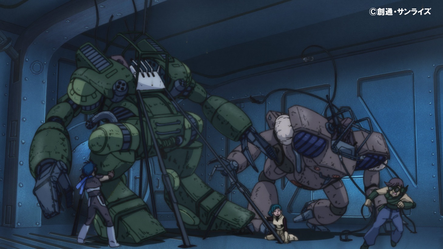 実験動画「BLUE GALE XABUNGLE SIDE L」場面カット