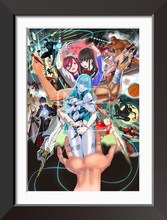 山田恵庸によるメタルキャンバスアート