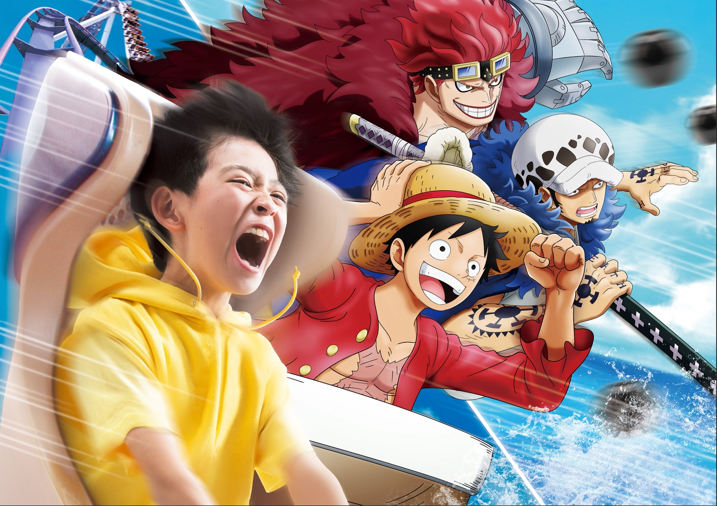「ワンピース × ストーリー・ライド」ビジュアル 画像提供：ユニバーサル・スタジオ・ジャパン