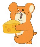 スキネズミ。チーズが「好っき！」なネズミさん。チーズ欲しさに罠にかかっては何度も病院送りになっている。 (c)キューライス