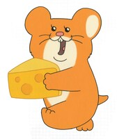 スキネズミ。チーズが「好っき！」なネズミさん。チーズ欲しさに罠にかかっては何度も病院送りになっている。 (c)キューライス