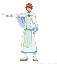 クレソン（CV：伊藤節生）。王立治療院所属の治癒師で、ウミンの同期。